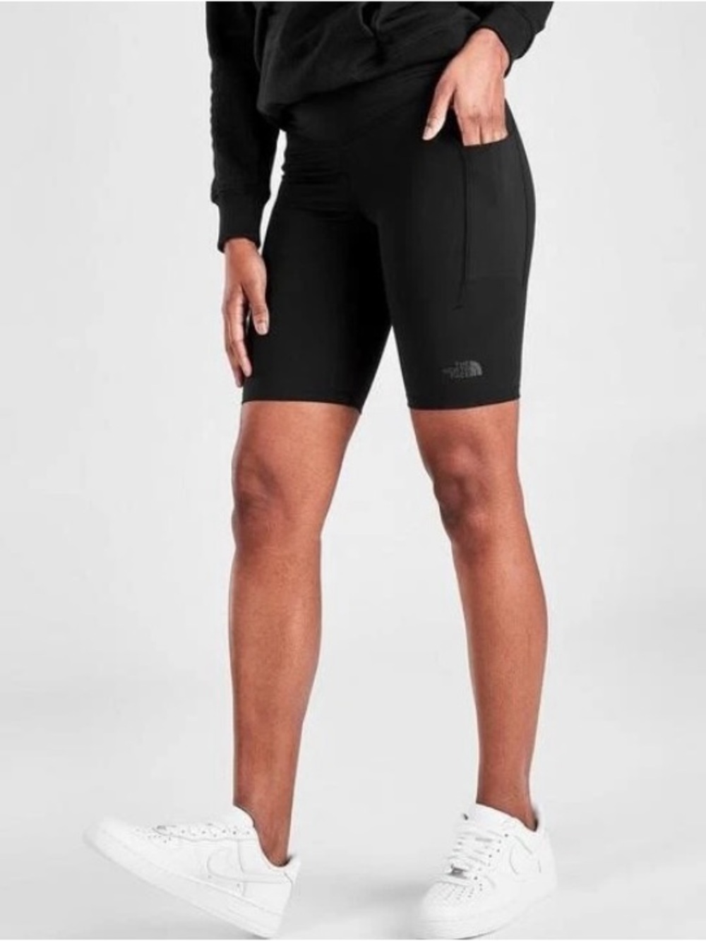 NWT The North Face Motivation High-Rise Pocket 9” Black Shorts XS FlashDry